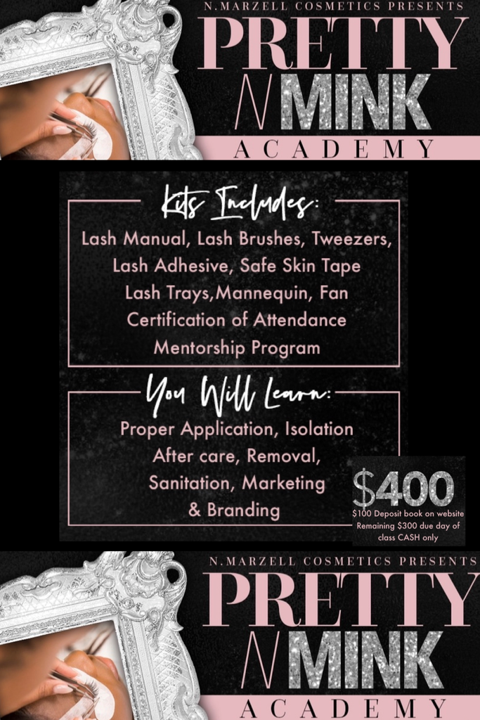 PRETTY N MINK ACADEMY DEPOSIT